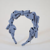 Grey Airy Ribbon Headband