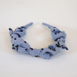 Grey Airy Ribbon Headband
