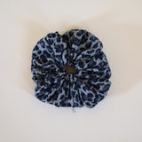 Indigo Leo Scrunchie