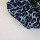 Indigo Leo Scrunchie