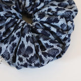 Indigo Leo Scrunchie