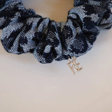 Indigo Leo Mini Scrunchie