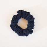 Indigo Denim Mini Scrunchie