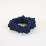 Indigo Denim Mini Scrunchie