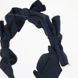 Black Airy Ribbon Headband