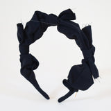 Black Airy Ribbon Headband