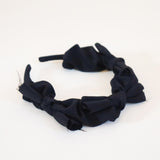 Black Airy Ribbon Headband