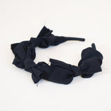 Black Airy Ribbon Headband