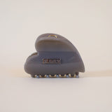 Cloud Gray Heart Clip