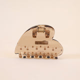 Sheer Clear Heart Clip
