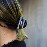 Graphite Black Heart Clip