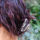 Sheer Clear Heart Clip