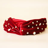 OG Turban Headband Red Gold