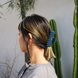 Midnight Navy Gloss Hair Clip