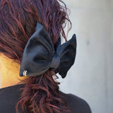 Matte Velour Big Ribbon Hair Clip