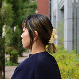 Cream Yellow Gloss Hair Clip