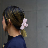 Milky Pink Gloss Hair Clip