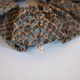 Croco Jacquard Scrunchie