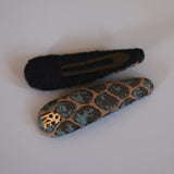 Hair Pin Croco Jacquard