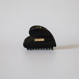 Graphite Black Heart Clip