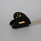 Graphite Black Heart Clip