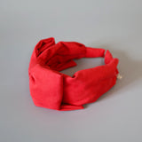 Red Big Ribbon Headband