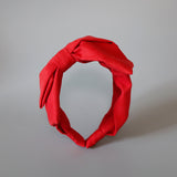 Red Big Ribbon Headband