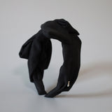 Black Big Ribbon Headband