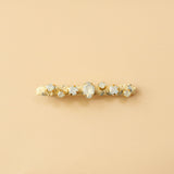 Straight Hair Clip Lt. Yellow Gold