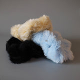 Lt.Blue Fur Scrunchie