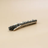 Straight Hair Clip Black White