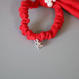 Big Red Ribbon Hair Pony