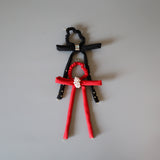 Big Black Ribbon Hair Pony