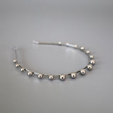 Silver Ball Headband