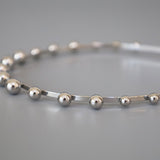 Silver Ball Headband