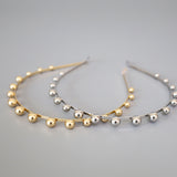 Silver Ball Headband