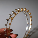 Silver Ball Headband