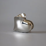 Silver Heart Hair Clip