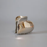 Silver Heart Hair Clip