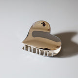 Silver Heart Hair Clip