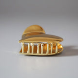 Gold Heart Hair Clip