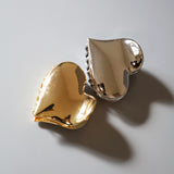 Silver Heart Hair Clip