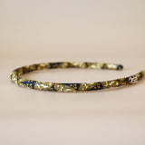 Tight Headband Navy Gold