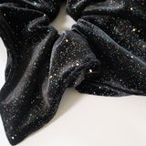 Black Kira Shuriken Scrunchie