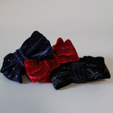 Navy Ribbon Kira Hair Pony