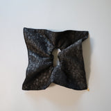 Black Jacquard Shuriken Scrunchie
