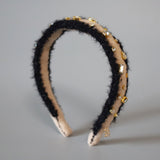 Beige Mohair Headband