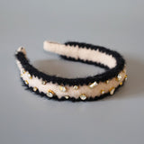 Beige Mohair Headband