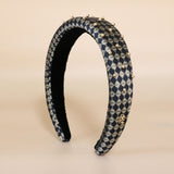 OG Headband Black Gold Dot Studs