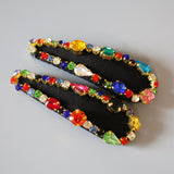 Black Rainbow Piping Hair Pin